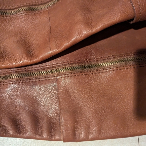 Nine West American Heritage Collection Sassy Fran Cognac Brown Riding Boots I728 - Picture 15 of 16